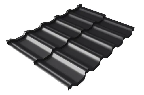 Металлочерепица модульная Квинта Uno Grand Line c 3D резом 0,5 Rooftop Matte RAL 9005 черный купить в Россоши