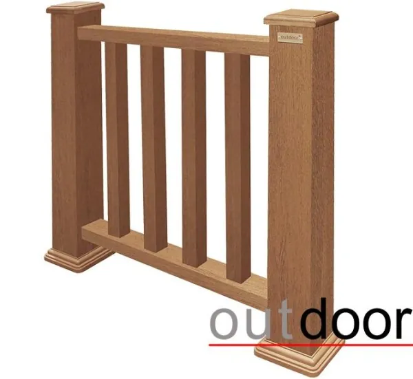 Ограждение из ДПК Outdoor Классик 3D STORM дуб купить в Россоши