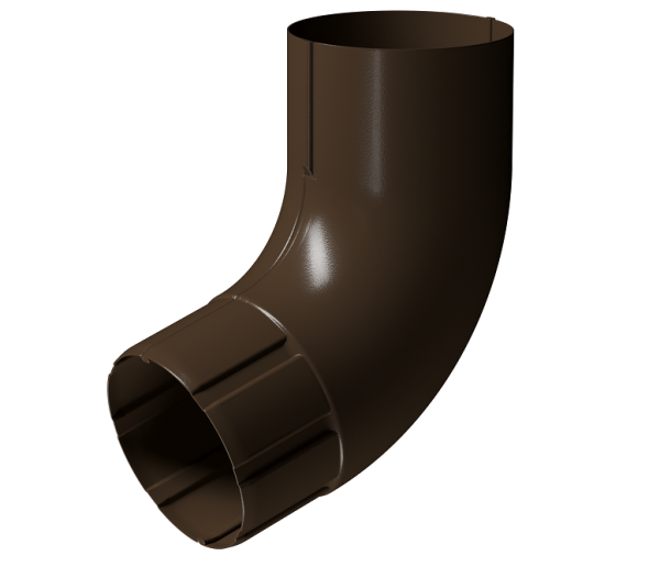 Колено 72° D90 Döcke STAL PREMIUM Каштан, (RAL 8017) купить в Россоши