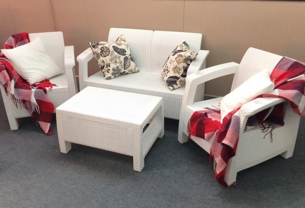 Комплект Yalta Terrace Set белый купить в Россоши