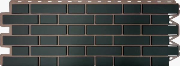 Фасадная панель Альта-Профиль, Кирпич Клинкерный, Графит купить в Россоши