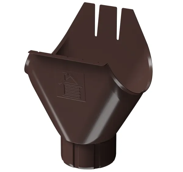 Воронка желоба D125 Döcke STAL PREMIUM Шоколад, (RAL 8019) купить в Россоши