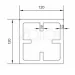 Столб SEQUOIA Evolution 3D WOOD BROWN купить в Россоши