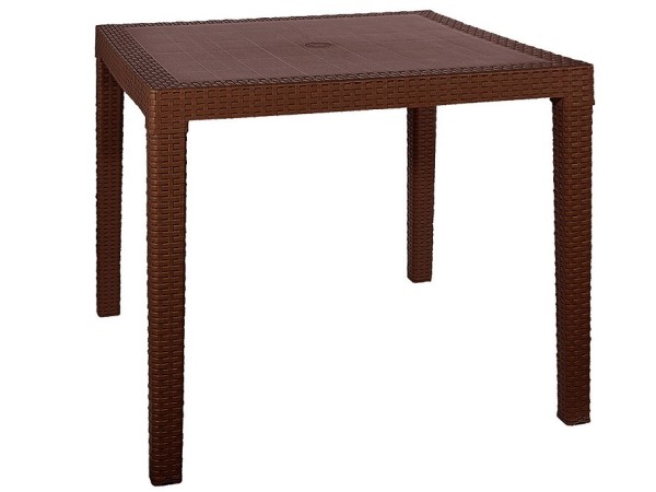 Стол квадратный FIJI Quatro Table Коричневый купить в Россоши