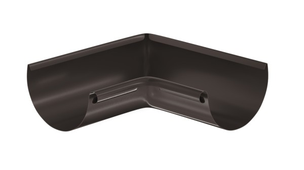 Водосток Aquasistem, система 125x90 - Угол желоба, внутренний 90° RR 32 Тёмно-Коричневый купить в Россоши