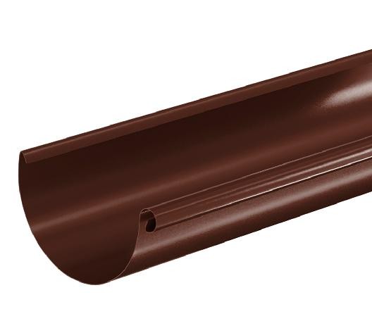 Водосток Aquasistem, система 125x90 - Водосточный желоб 3.00м RAL 8017 Коричневый купить в Россоши