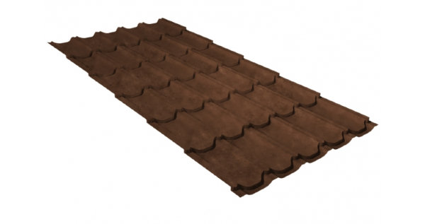 Металлочерепица квинта плюс 0,45 Safari Twincolor Brown купить в Россоши