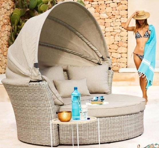 Диван-Трансформер AFINA плетеный из иск. ротанга AFM-325 Beige купить в Россоши