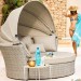 Диван-Трансформер AFINA плетеный из иск. ротанга AFM-325 Beige купить в Россоши