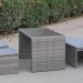 Диван-Трансформер AFINA плетеный из иск. ротанга S330G-W78 Grey купить в Россоши