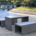 Диван-Трансформер AFINA плетеный из иск. ротанга S330G-W78 Grey купить в Россоши