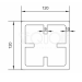 Столб SEQUOIA Evolution 3D WOOD BLACK купить в Россоши