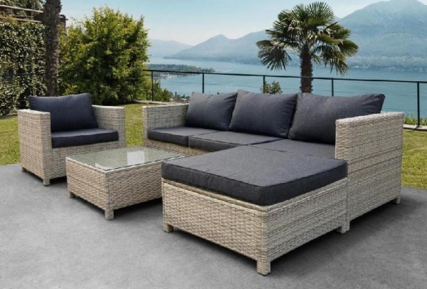 Комплект мебели AFINA плетеной из иск. ротанга YR821G Grey/Grey купить в Россоши