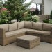 Комплект мебели AFINA плетеной из иск. ротанга YR825B Beige купить в Россоши