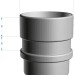 Муфта Docke Lux ПВХ Пломбир купить в Россоши