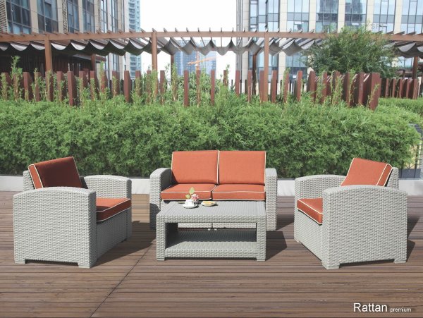 Уличные диваны и кресла коллекции Rattan Premium 4 купить в Россоши