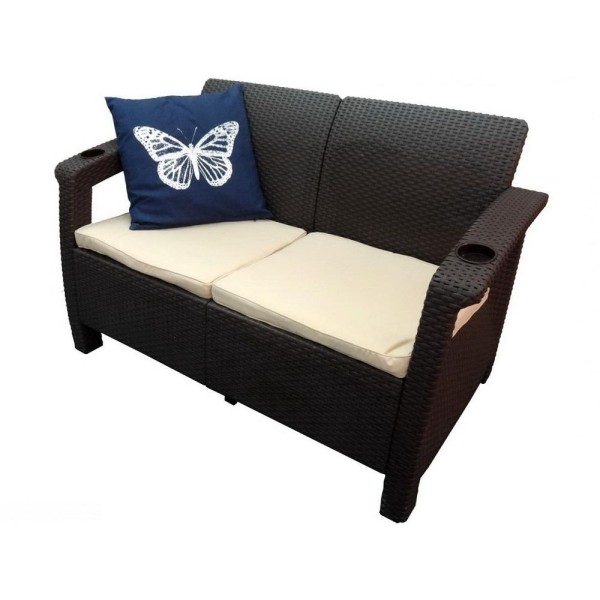 Двухместный диван Yalta Sofa Seаt венге купить в Россоши