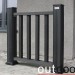 Ограждение из ДПК Outdoor Классик 3D STORM чёрный купить в Россоши