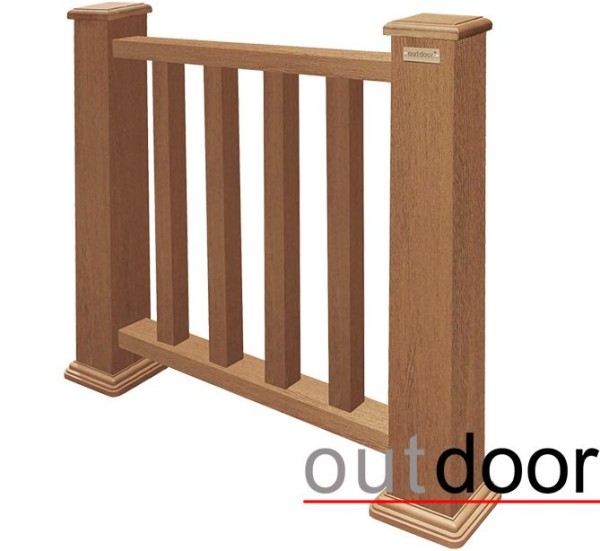 Ограждение из ДПК Outdoor Классик 3D STORM дуб купить в Россоши