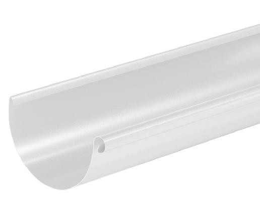 Водосток Aquasistem, система 125x90 - Водосточный желоб 3.00м RR 20 Белый купить в Россоши
