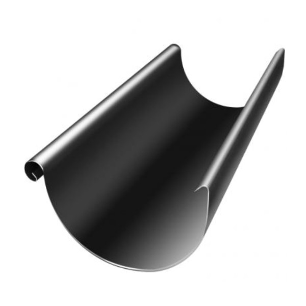 Водосток Grand Line 125x90 – Желоб 3м RAL 9005 купить в Россоши