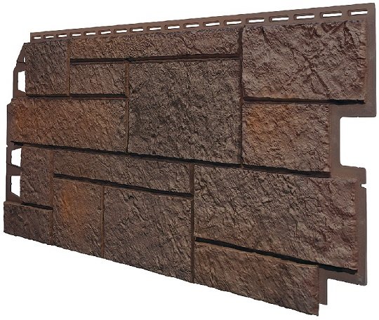 Фасадная панель VOX Sandstone (Сандстоун) темно коричневый купить в Россоши