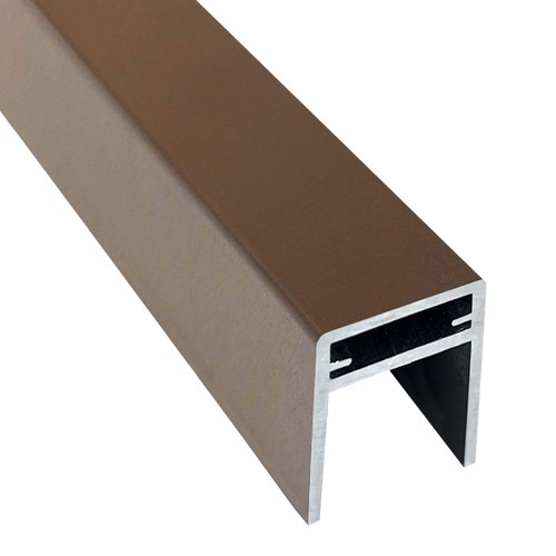 П-профиль Алюминиевый EasyDecking 35x25 Венге купить в Россоши