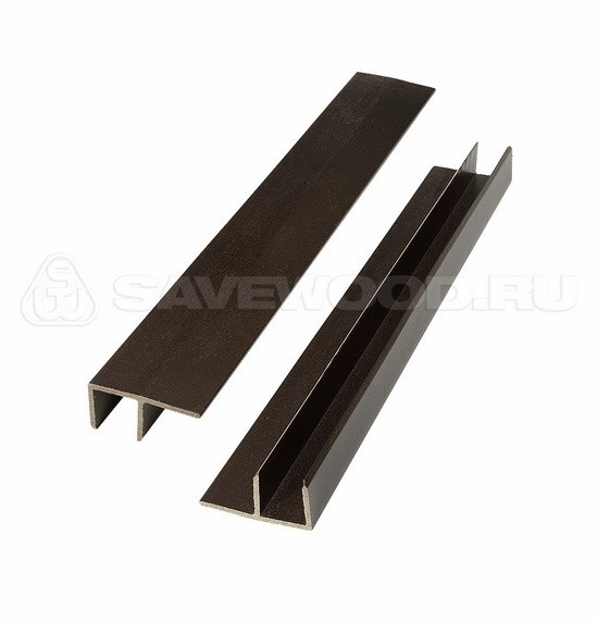 F-профиль ДПК Savewood – Тёмно-коричневый купить в Россоши