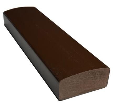 Лавочный брус Ecodecking Некст полнотелый глянцевый 70х35 шоколад купить в Россоши