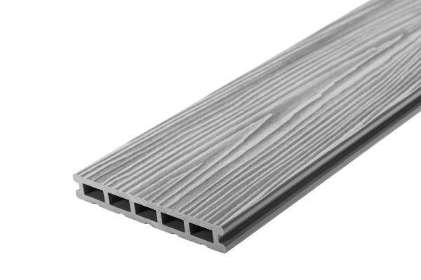 Террасная доска из ДПК RusDecking Unodeck Mogano - Серый купить в Россоши