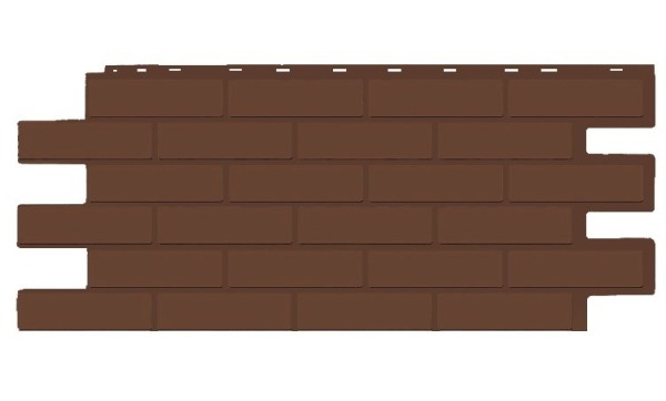 Фасадная панель T-Siding Кирпич Модерн Эко Браун купить в Россоши