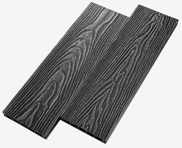 Террасная доска из ДПК RusDecking Unodeck Vintage - Графит купить в Россоши