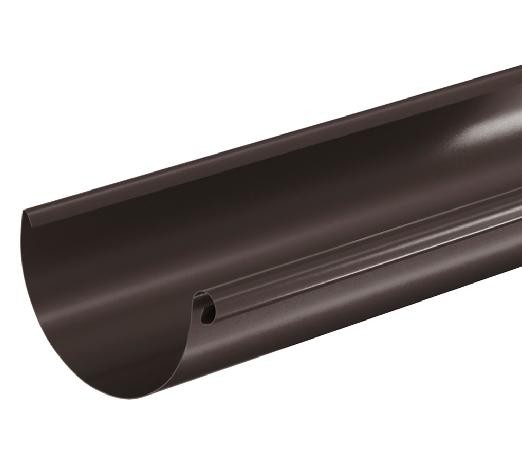 Водосток Aquasistem, система 125x90 - Водосточный желоб 3.00м RR 32 Тёмно Коричневый купить в Россоши
