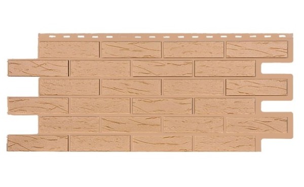 Фасадная панель T-Siding Кирпич Саман Эко Крем купить в Россоши